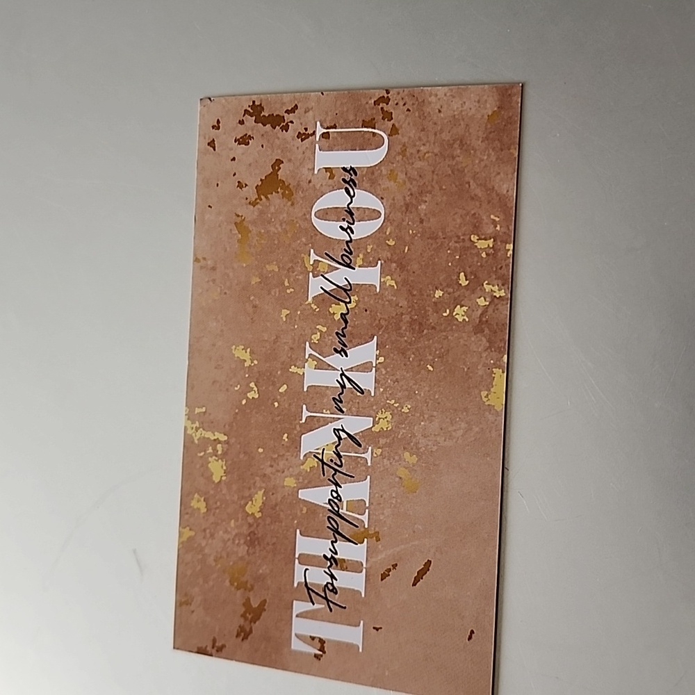 Thank You For Your Purchase  BUSINESS CARDS 50 COUNT - Picture 6 of 6